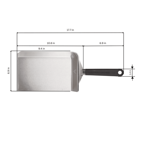 Vermont Castings XL Stainless Steel Griddle Scoop